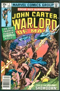 John Carter Warlord of Mars 7 NM 9.4 Marvel 1977