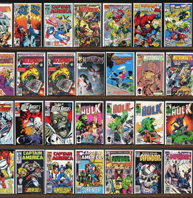Huge Lot 140+ Comics with Iron Man, The Defenders, Spider-Man & More!