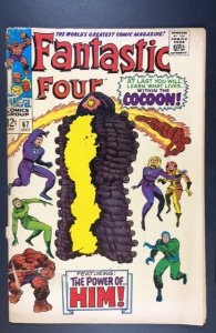 Fantastic Four #67 (1967) KEY FIRST ADAM WARLOCK (HIM) DAMAGED COVER DETACHED