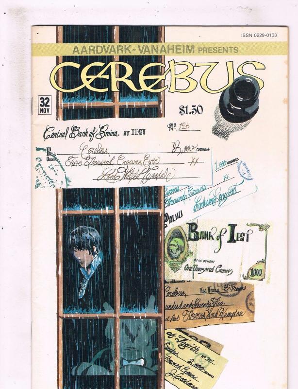 Lot Of 4 Cerebus Aardvark Vanaheim Comic Books # 32 33 34 35 Dave Sim Art BN8 