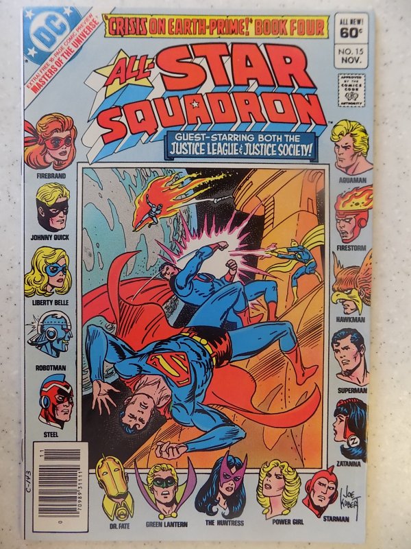ALL STAR SQUADRON # 15 JUSTICE SOCIETY OF AMERICA KUBERT