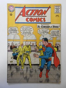 Action Comics #322 (1965) VG- Condition moisture stain