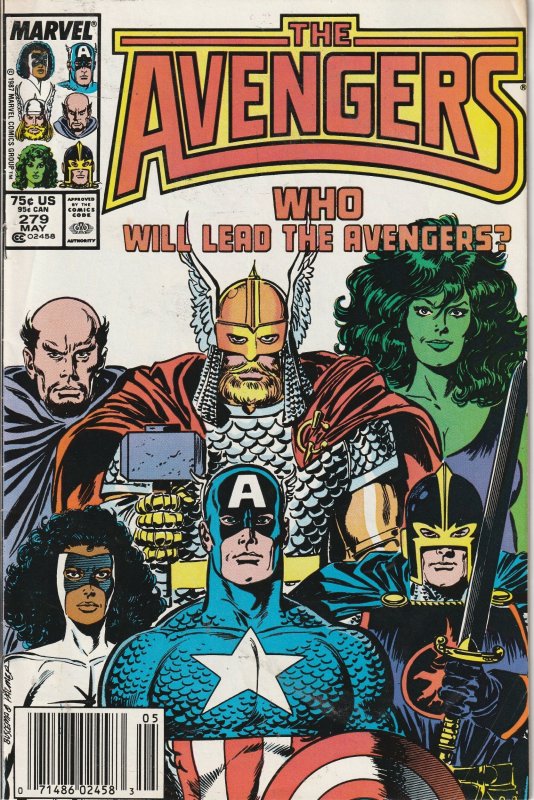 The Avengers #279 Newsstand Edition (1987)