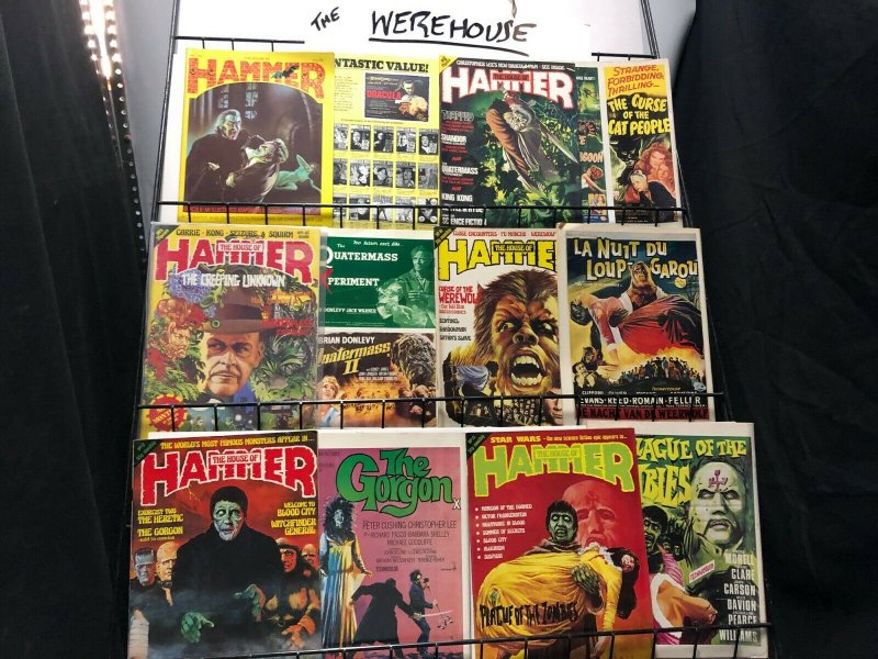 HOUSE OF HAMMER collection 11 diff 1970S HORROR Classics, Comic Adapt       