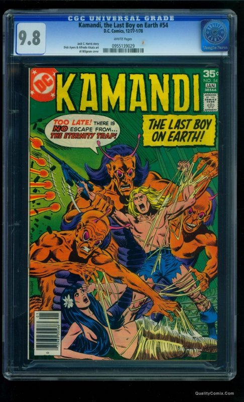 Kamandi #54 CGC NM/M 9.8 White Tongie Farm Collection