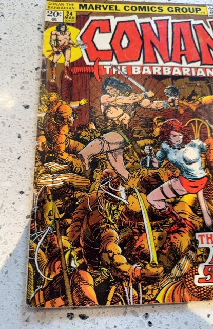 Conan the Barbarian #24 (1973)1st Sonja cover 2nd app