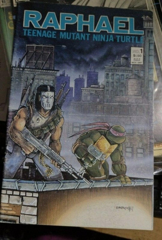 Raphael #1 Mirage 1987 Teenage Mutant Ninja Turtles 2nd Print KEY 1ST APP CASEY