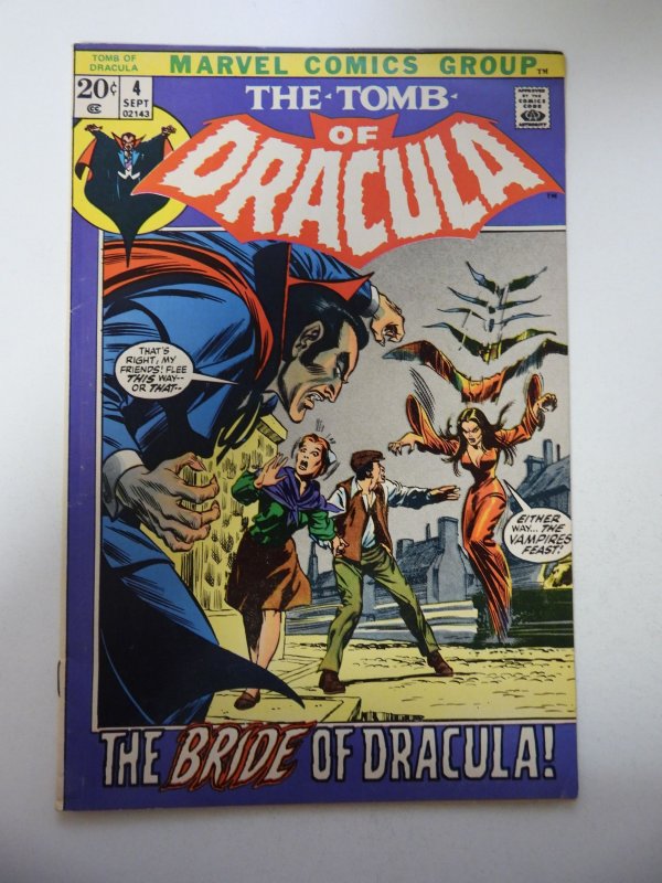 Tomb of Dracula #4 (1972) FN Condition
