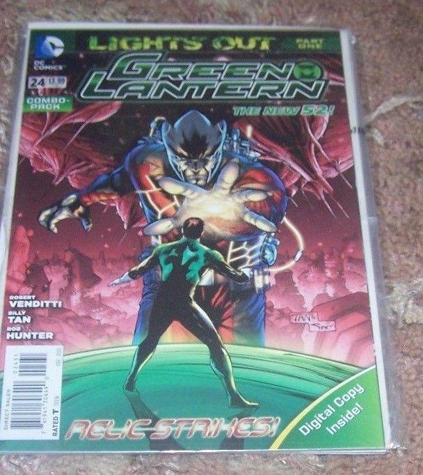 Green Lantern #24  2013, DC NEW 52 DIGITAL COMBO PACK REBIRTH HOT HAL JORDAN