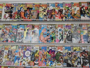 Huge Lot of 180+ Comics W/ Marvel Age and Marvel Universe! Avg FN- Condition!