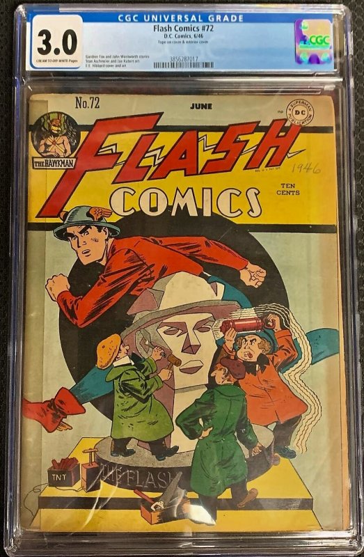 Flash Comics #72 (1946) CGC 3.0