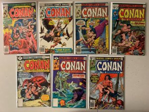 Conan the Barbarian comics lot #41-100 15 diff avg 4.5 (1974-79)