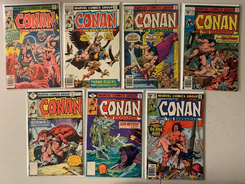 Conan the Barbarian comics lot #41-100 15 diff avg 4.5 (1974-79)