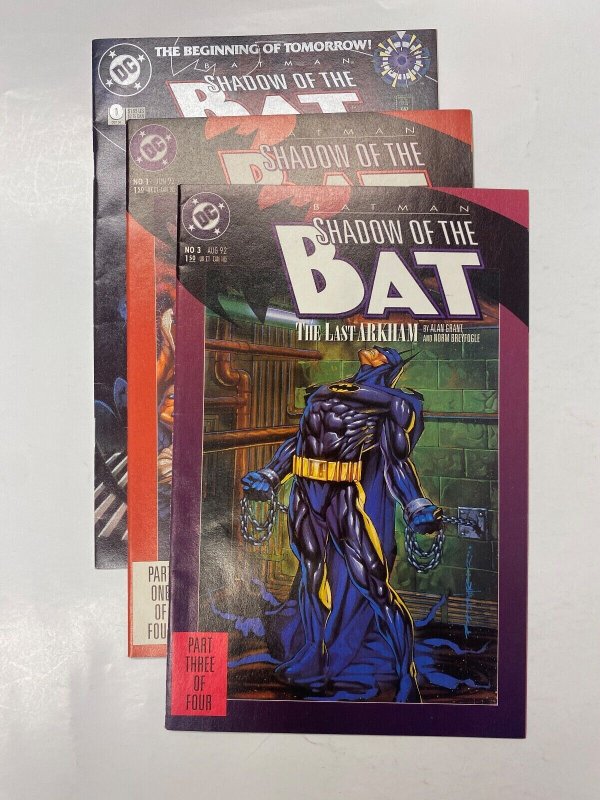 3 Shadow of the Bat DC comic book #0 1 3 67 KM9