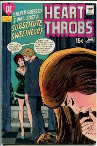 HEART THROBS #129-1971 DC-ROMANCE-CLASSIC-CRYING VG