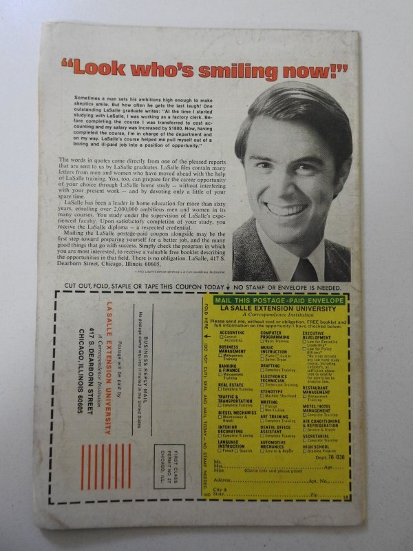 Super-Villain Team-Up #3 (1975) VG Condition moisture stain