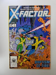 X-Factor #1 Direct Edition (1986) VG/FN condition moisture stain front cover