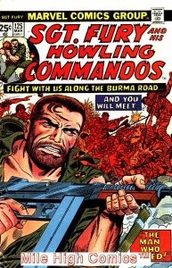 SGT. FURY AND HIS HOWLING COMMANDOS (1963 Series) #125 Very Good Comics Book