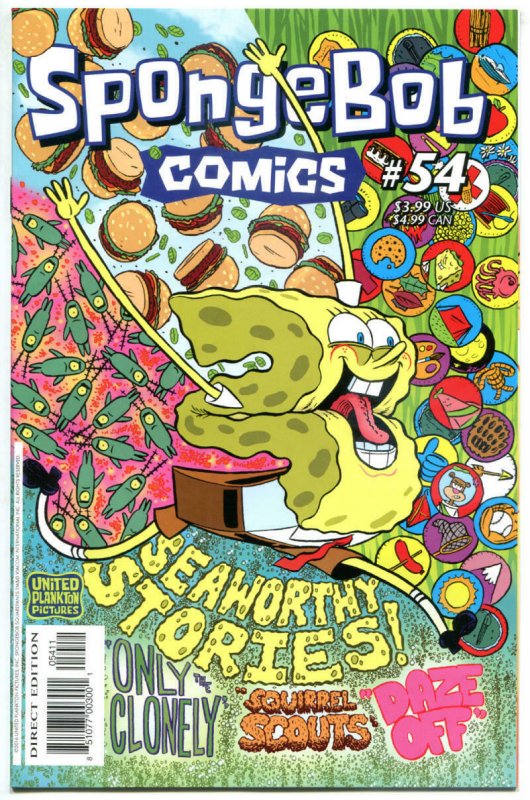 SPONGEBOB #54, NM, Square pants, Bongo, Cartoon comic, 2011, more in store