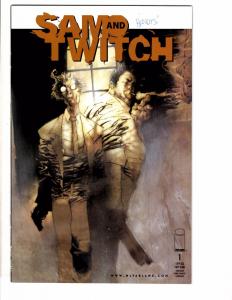 Sam & Twitch #1 NM Image Comic Book SIGNED By Brian Michael Bendis On Cover J200