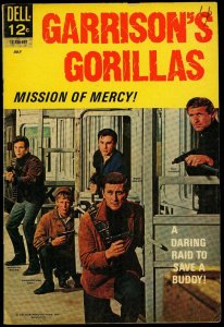 Garrison's Gorillas #3-TV Photo cover- Dell Comic FN