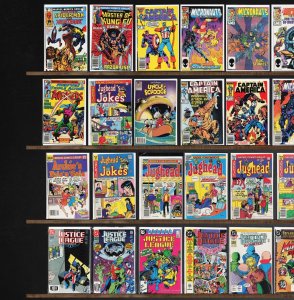 Huge Lot 140+ Comics with Justice League America, Jughead, Everything& & More!