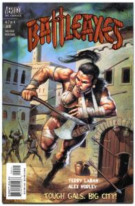 BATTLE AXES #1 2 3 4, NM, Signed by Alex Horley, Women Warriors, Vertigo, 1-4