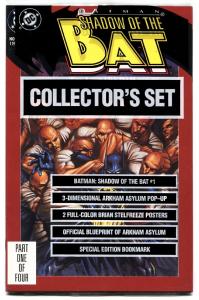 BATMAN: SHADOW OF THE BAT #1-comic book Arkham Asylum blueprint/pop-up