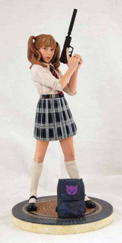 HIT GIRL SCHOOL GIRL STATUE Manufacturer's Proof #24 of 30! 1/2 Off!