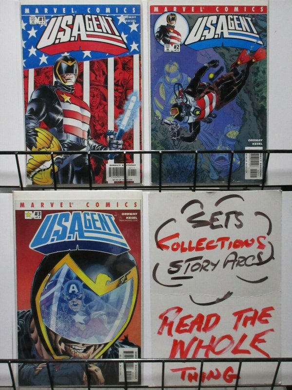 US AGENT (2001) 1-3  Captain America  COMPLETE!