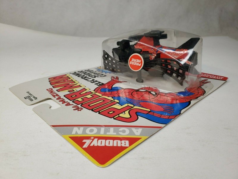  Spider-Man Electronic Spider Copter Helicopter Buddy L  NEW NM   1990       