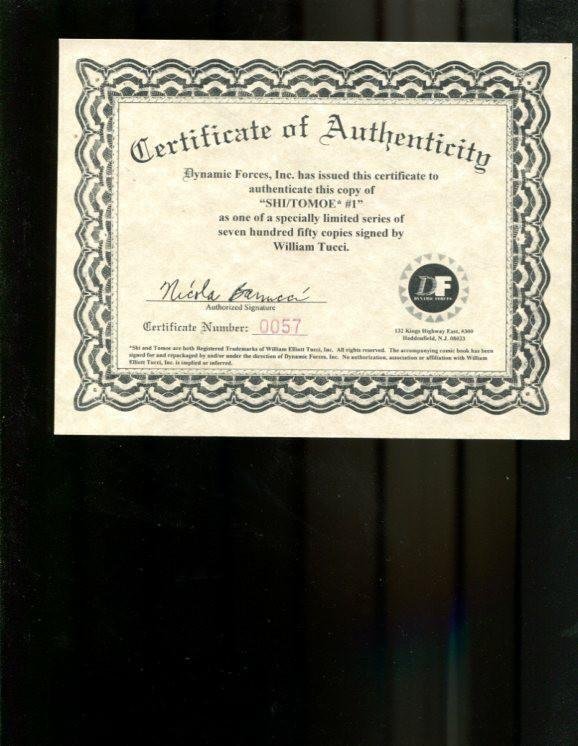 SHI VS. TOME #1-1996-WILLIAM TUCCI NM