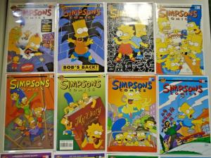 Simpsons Comics Lot From:#1-49, 44 Different, 6.0 FN (1993-2000)