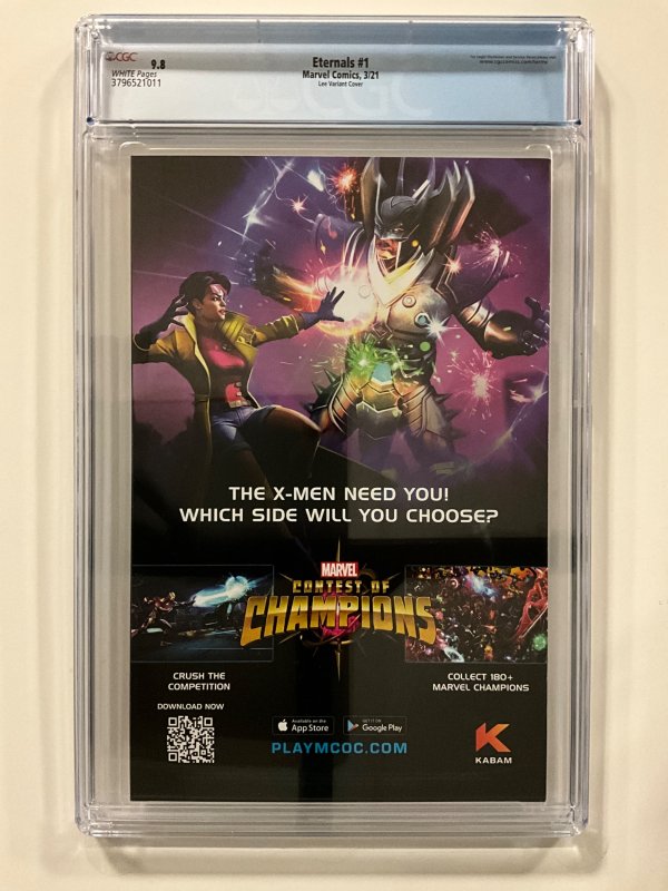 Eternals #1 Lee Cover (2021) CGC 9.8