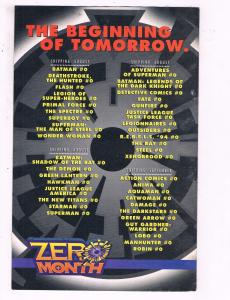 Zero Month #1 VF DC Comics Free Sampler Comic Book Superman DE19