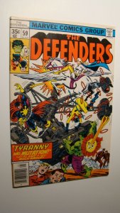 DEFENDERS 59 *HIGH GRADE* HELLCAT HULK RED GAURDIAN DR. STRANGE 