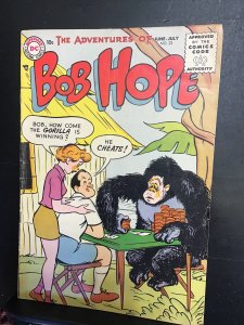Adventures of Bob Hope #33 (1955) Mid high grade gorilla poker cover! FN# Wow!