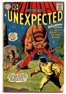 TALES OF THE UNEXPECTED #65 '61 DC SPACE RANGER MONSTER g/vg 