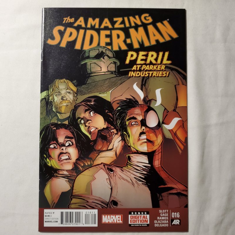 Amazing Spider-Man 16 Near Mint Cover by Humberto Ramos