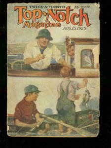 Top-Notch Pulp August 15 1920 STREET AND SMITH AVIATION FANTASY G/VG