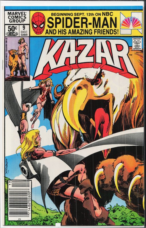 Ka-Zar the Savage #9 (1981) Ka-Zar