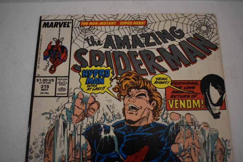 The Amazing Spider-Man #315 (1989) Venom VG 4.0 Comic Book