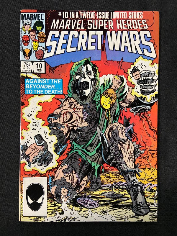 SECRET WARS COMPLETE 1-12  INCLUDES #8 1ST BLACK SPIDER-MAN COSTUME MOST VF/NM 