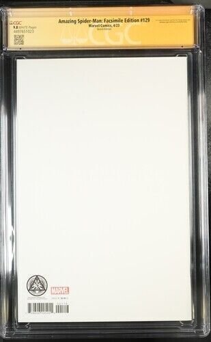 Amazing Spider-Man:Facsimile Edition(2023) #129(CGC 9.8) Signed Sketch Isherwood