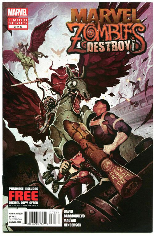 MARVEL ZOMBIES DESTROY #3, VF+, Peter David, Horror, 2012, more MZ in store