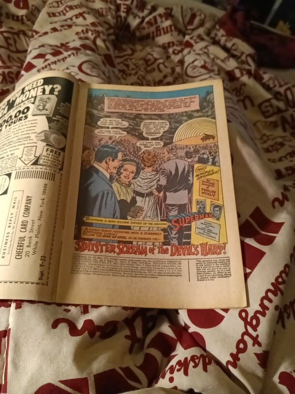 Superman #235 The Devil's Harp!  Neal Adams Cover! 1971 DC Comics Bronze Age