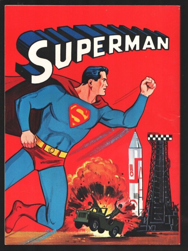 Superman Coloring Book #1031 1965-Whitman-Missile Base Mystery-No pages color...