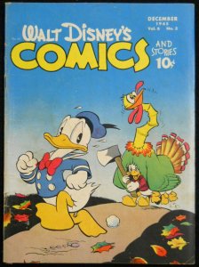 WALT DISNEY'S COMICS & STORIES #'s 63 & 67 CARL BARKS 1945 1946 DONALD DUCK