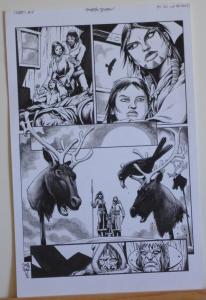 TIMOTHY TRUMAN original art, CREEPY #5, pg #20, Decapitation, 11 x 17, 2009