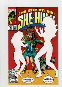 Sensational She-Hulk #45 (1992) A Fat Mouse Almost Free Cheese item. Read. (e)